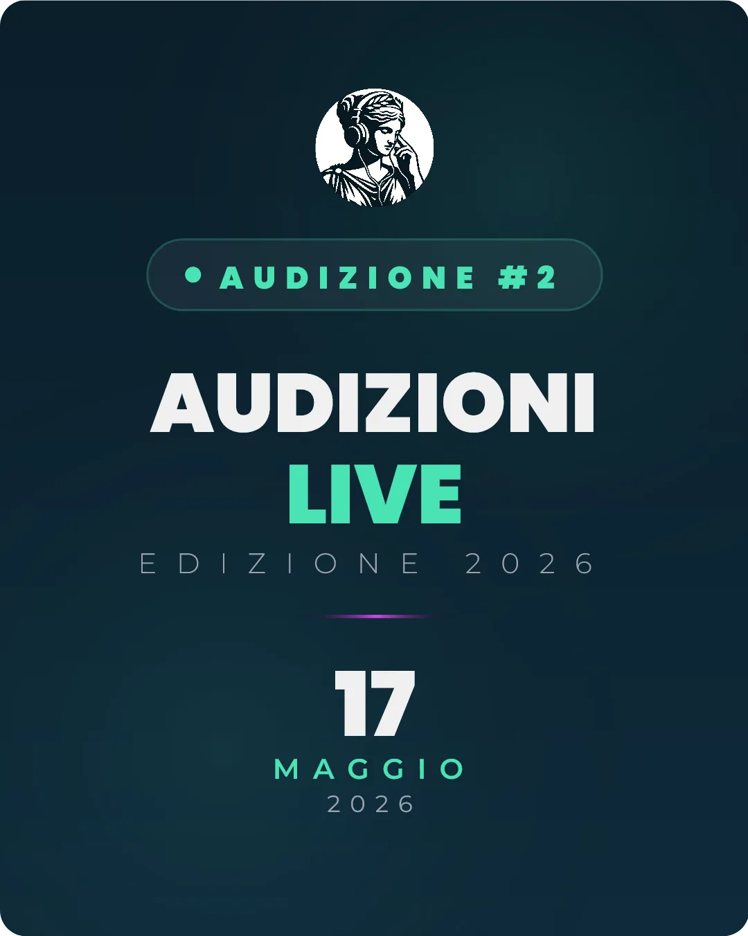 Primigenia Music Awards 2026 - Audizioni (2ª giornata)
